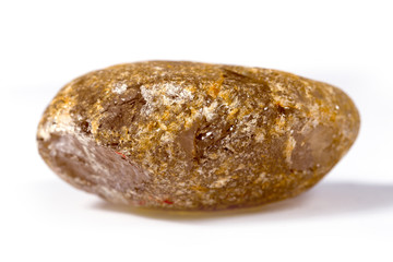Smoky quartz on a white background
