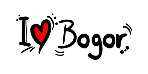 Bogor love message