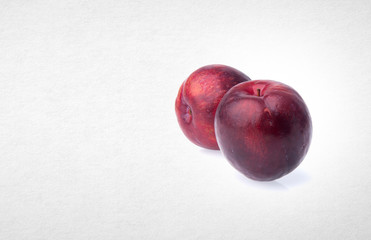 Plum or Sweet Ripe Plum fruit on a background.