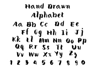 Hand Drawing Alphabet