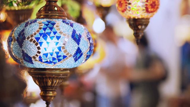 Famous Grand Bazar shop in Istanbul Turkey