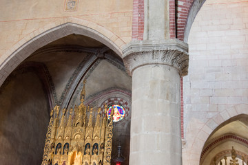 Art in the ancient Abbey of Follina.