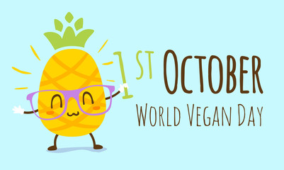 vector world vegetarian day illustration