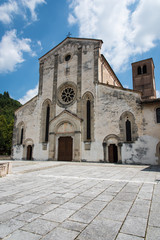 Fototapeta premium Art in the ancient Abbey of Follina.