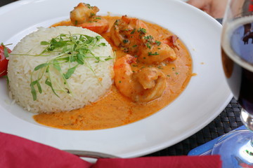 Bisque of shrimp