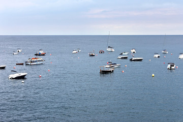 Fototapeta na wymiar Views of the Mediterranean coast from Tossa de Mar, Catalonia, Spain