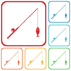 Fishing rod icon
