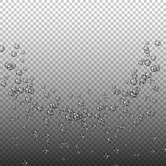 flying water droplets