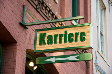 Fototapeta premium Schild 277 - Karriere