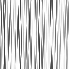 Obraz premium Black and white geometric pattern. Seamless abstract background. Vector stripe, lines. Horizontal speed line pattern.