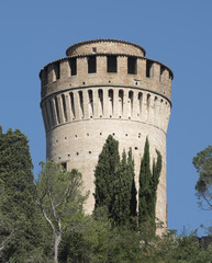 Fototapeta na wymiar Briighella (Ravenna, Italy): tower