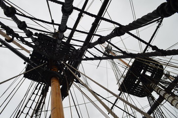 L'Hermione à Rochefort (france)