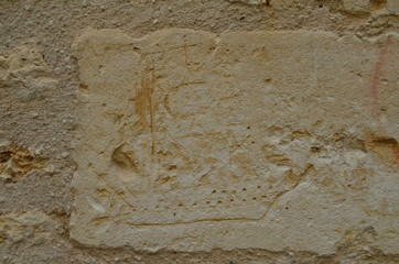 Bateau à la Corderie Royale (17 ème siècle) de Rochefort (Charente-Maritime - France)