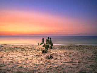 Sonnenuntergang Ostseek&uuml;ste