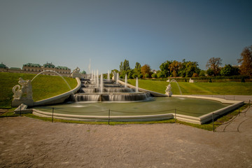 Kaskadenbrunnen, Belvedere, Wien, Austria