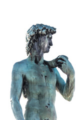 Fototapeta na wymiar Famous David sculpture at Florence.