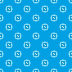 Shield pattern seamless blue