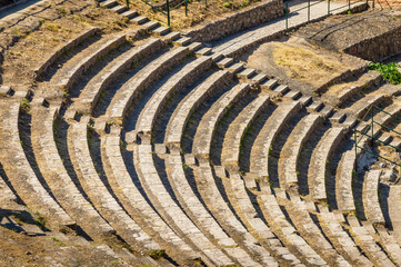 Greek theater in Taormina,Sicily ,Italy.