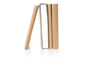 books isolated on white