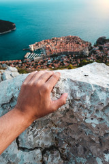 View of Dubrovnik, Croatia.