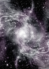 galaxy in a free space
