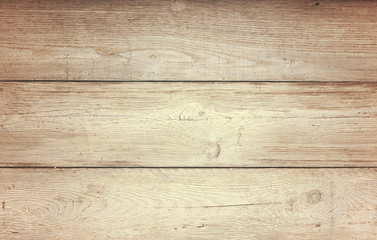 Fototapeta premium Jasnobrązowa drewniana powierzchnia, deska, stół, półka