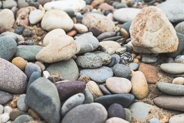 Stones background on the beatch