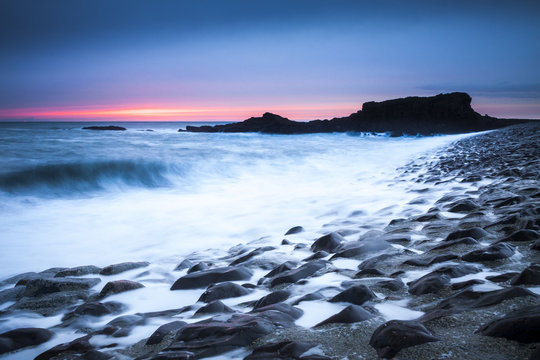 Sunset In Bude, Cornwall