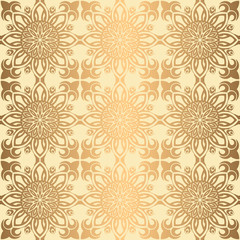 Royal wallpaper seamless floral pattern, Luxury background