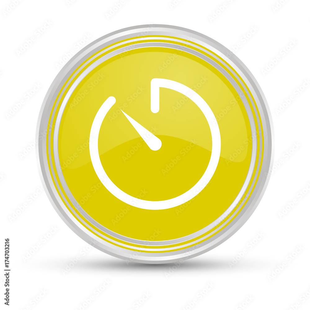 Poster Gelber Button - Timer