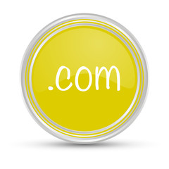 Gelber Button - .com - Domain