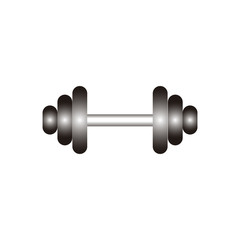 Dumbbell icon isolated vector illustration