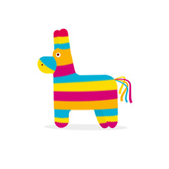 colorful flat pinata