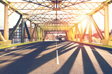 View on big bridge in England