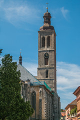 Chiesa di San Giacomo nel centro storico di Kutna Hora