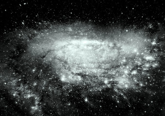 galaxy in a free space