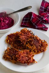 beetroot and potato rosti