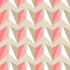 Foto op Plexiglas 3D Etnisch boho naadloos patroon. Krabbel textuur. Retro motief. Textiel rapport.