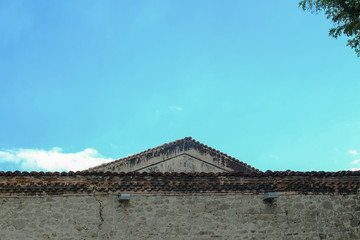 Architectural detail in the Old Town of Plovdiv, Bulgaria