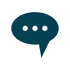 chat bubble icon image vector illustration design 