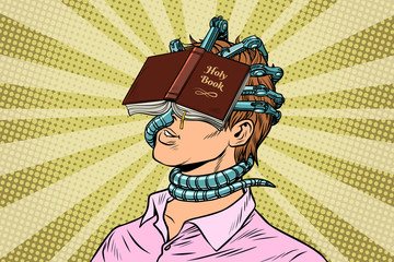 religious fanatic man