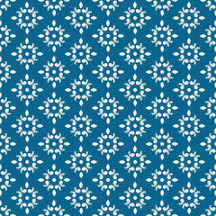 Wallpaper baroque, damask. White and blue floral pattern. Vintage ornament. background for wallpaper, printing on the packaging paper, textiles, tile.