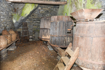 Old wine cellar at Cevio