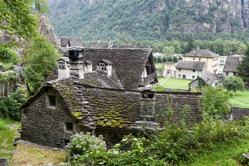 Typical grotto at Cevio on Maggia valley