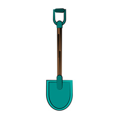 shovel tool icon image vector illustration design 