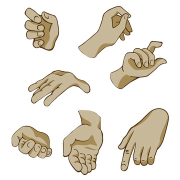hand gestures of the palm