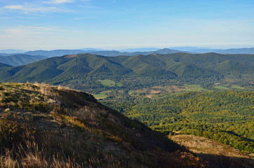 Fototapeta premium Bieszczady mountains, Polish part of Carpathians