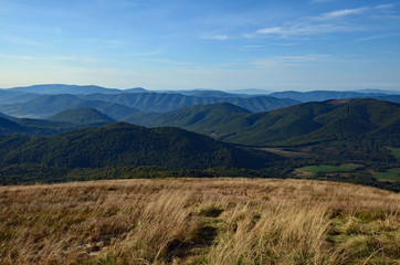 Fototapeta na wymiar Bieszczady mountains, Polish part of Carpathians