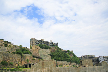 長崎県長崎市　軍艦島（別名：端島）