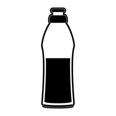 sports bottle icon image vector illustration design  black and white
